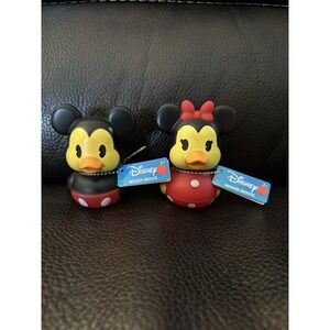Disney Just Play Mickey & Minnie Mouse Rubber Duck New!